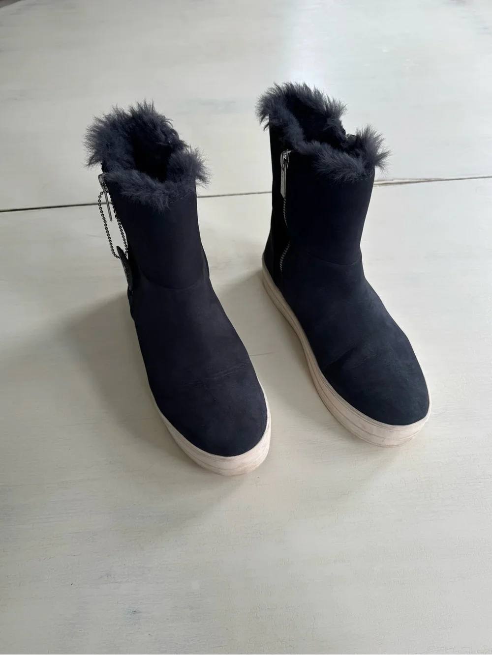 J/SLIDES NYC Fur Boots